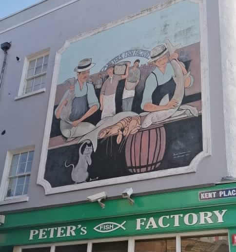 Peter's fish factory mural