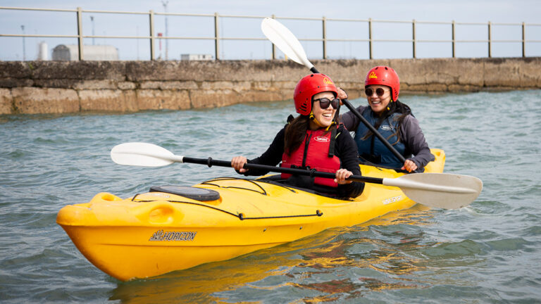 Sea kayaking