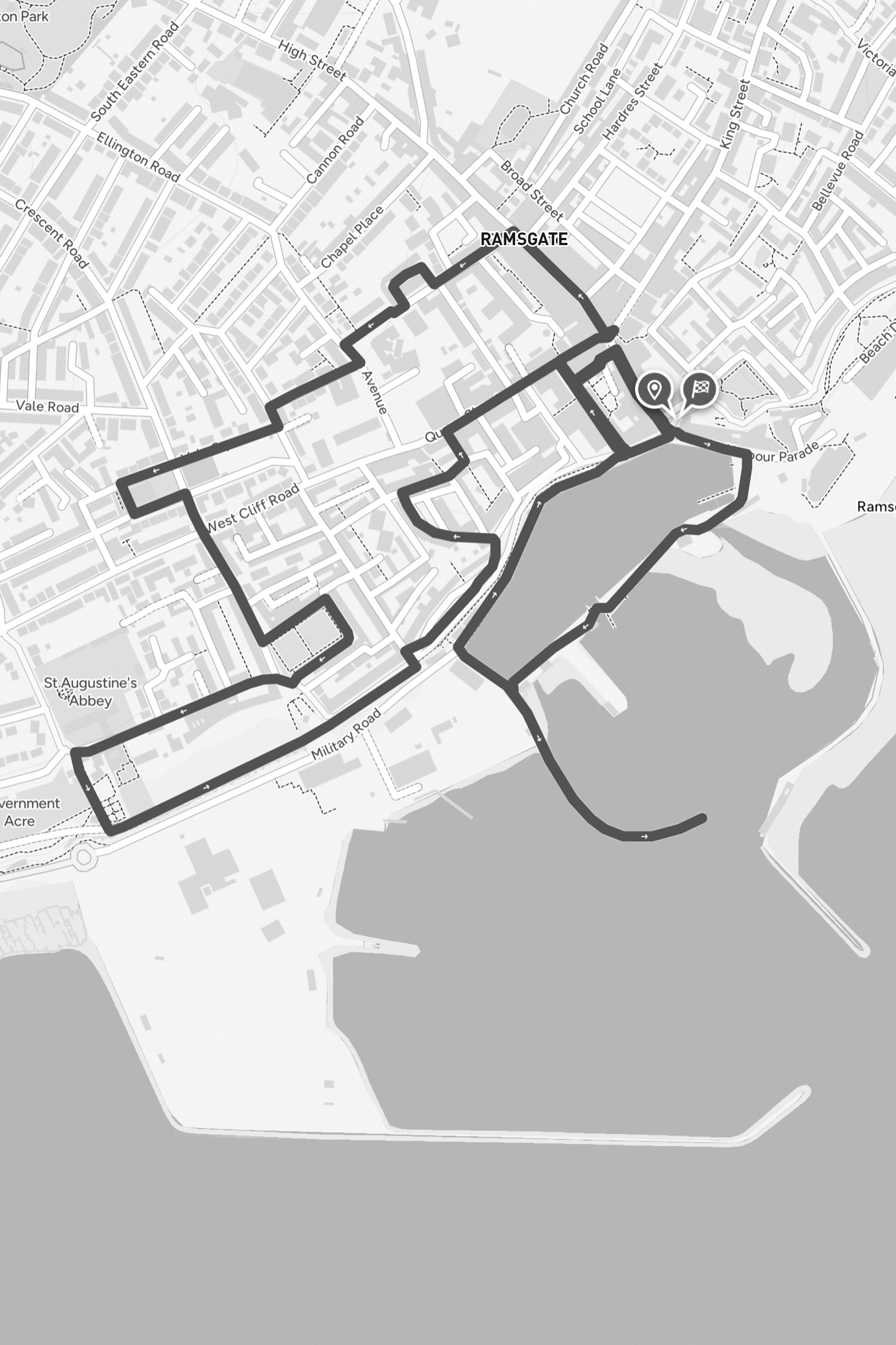 Town Rounder Route Map