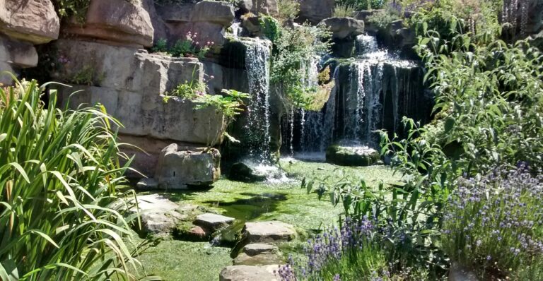 Maderia Walk Waterfall leading up to Albion Place Gardens