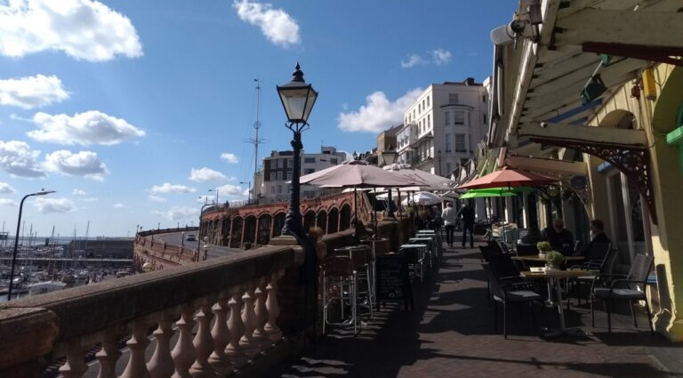 Ramsgate Arches leading up to the Westcliff Arcade